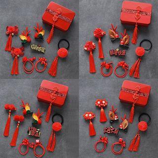 Set: Traditional Chinese Hair Tie / Hair Clip (assorted Designs)