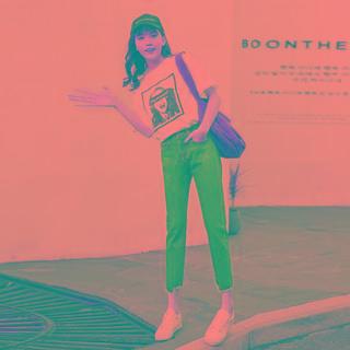 Fray Straight Leg Jeans