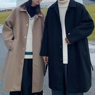 Couple Matching Single-breasted Midi Coat