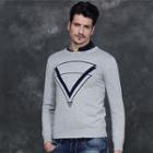 Triangle Print Sweater