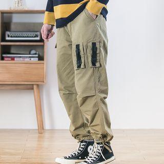 Tie Cuff Cargo Pants