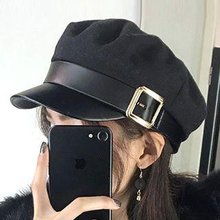 Belt Newsboy Cap