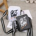 Clear Cover Canvas Crossbody Bag