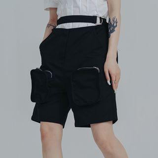 Pouch Pocket Utility Shorts