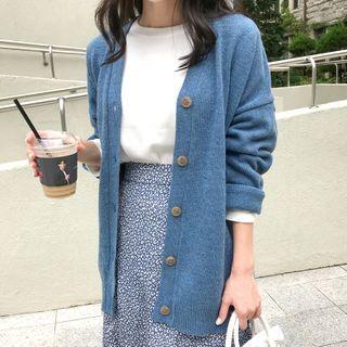 Colored Boxy Cardigan