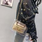 Transparent Crossbody Bag With Pattern Pouch