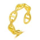 Geometric Alloy Ring Gold - One Size