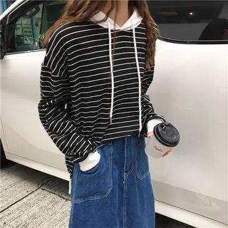 Contrast Trim Cardigan / Plain Midi Shirt Dress