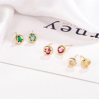 Christmas Rhinestone Alloy Earring
