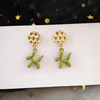 Dog Drop Earring / Clip-on Earring