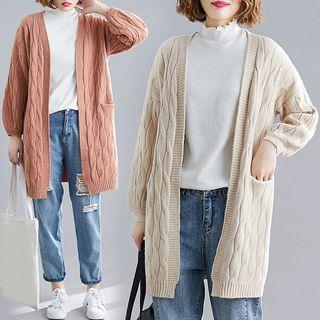Plain Sweater Cardigan Jacket