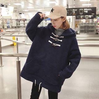 Loose-fit Toggle Hooded Pullover