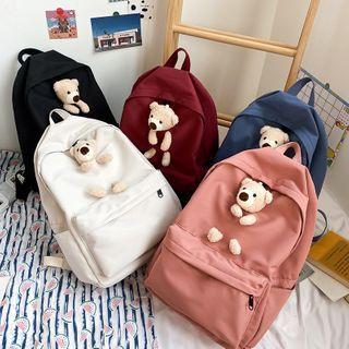 Bear Applique Lightweight Backpack