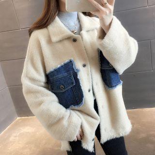 Denim Pocket Knit Jacket