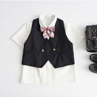 Plain Shirt / Blazer / Waistcoat / Set