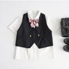 Plain Shirt / Blazer / Waistcoat / Set