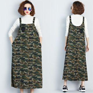 Camouflage Suspender Dress