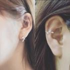 925 Sterling Silver Leaf Cuff Earring As Shown In Figure - One Size