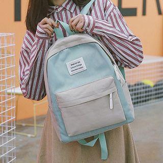 Couple Matching Lettering Nylon Backpack