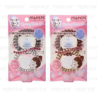 Chantilly - Mapepe Spring Hair Rubber Metallic 2 Pcs - 2 Types