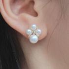 Freshwater Pearl Alloy Earring 1 Pair - 14k Gold - One Size