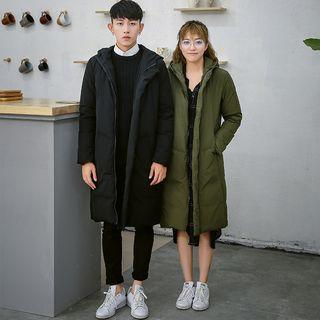 Couple Matching Plain Down Coat