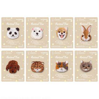 Embroidered Animal Applique Brooch