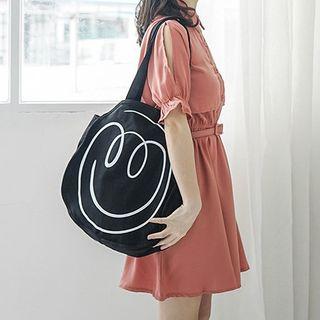 Smile Face Round Shoulder Bag