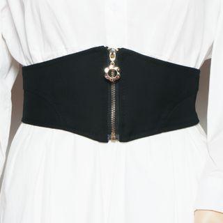 Zip-up Thick Belt