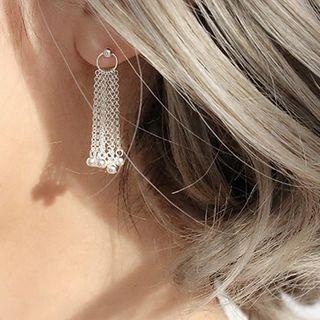 925 Sterling Silver Fringe Earring