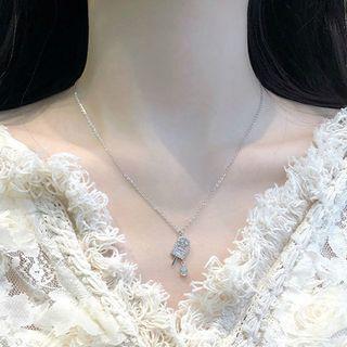 Rhinestone Popsicle Necklace