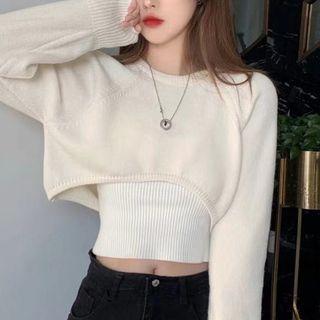 Crop Sweater / Camisole Top