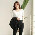 Tall Size Short-sleeve Cotton T-shirt