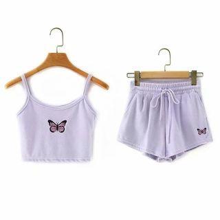 Butterfly Camisole Top / Shorts