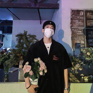 Elbow-sleeve Velvet Shirt