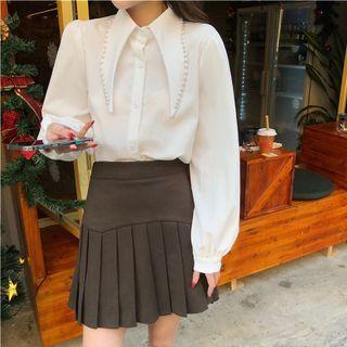 Long-sleeve Pearl Shirt