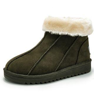 Stitch Detail Snow Boots