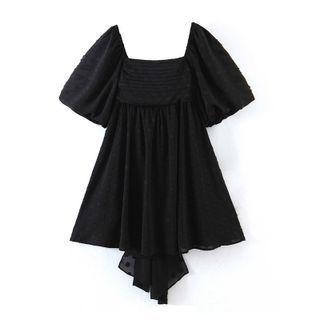 Bow-back Mini A-line Dress