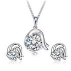 Set: Zodiac Necklace + Stud Earrings