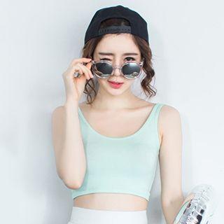Plain Cropped Camisole Top