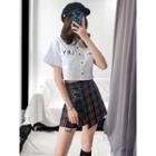 Printed Crop Shirt