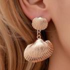 Metal Seashell Dangle Earring 7021 - 01 - Kc Gold - One Size