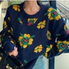 Flower Sweater As Shown In Figure - One Size