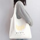 Croissant Canvas Tote Bag Croissant - White - One Size