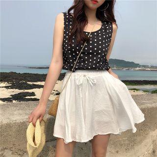 Polka Dot Tank Top / A-line Skort