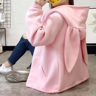 Rabbit Ear Zip Hoodie