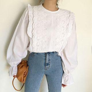 Pointelle Blouse