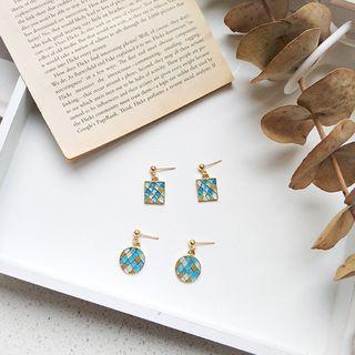 Color Panel Dangle Earring (various Designs)