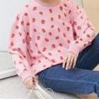 Strawberry Pullover Pink - One Size