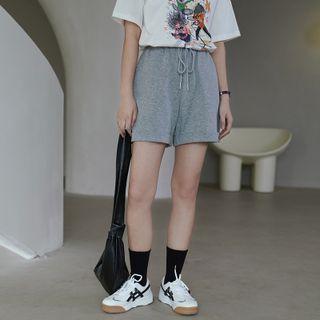 High-waist Shorts Gray - One Size